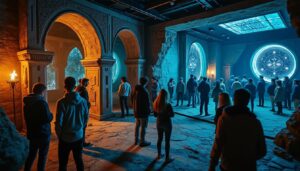 vivez une expérience inoubliable avec notre escape game géant ! rejoignez vos amis pour une aventure collective immersive, pleine de mystères et de défis à relever. testez votre esprit d'équipe et votre créativité tout en vous amusant dans un cadre unique. êtes-vous prêts à sortir du commun ?
