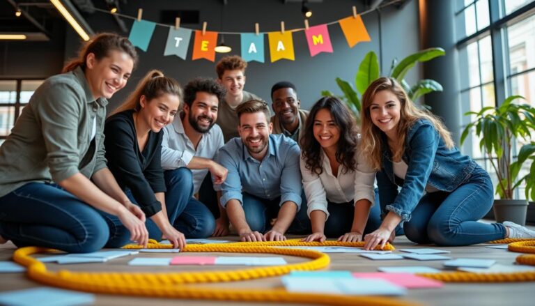 découvrez des jeux d'intégration innovants pour souder vos équipes dès le premier jour. favorisez la cohésion et la communication dans votre entreprise tout en vous amusant. idéal pour briser la glace et créer un esprit d'équipe dès le départ.